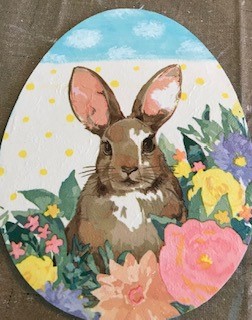 Spring Rabbit Wall Hanger or Attachment
